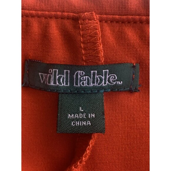 Wild Fable Red Off-Shoulder Dress Size L - Picture 6 of 7